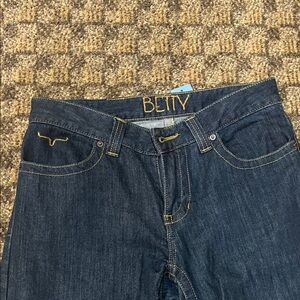 Kimes Ranch Women's Straight Leg Jeans - Deep Indigo sz 6 with 32 length